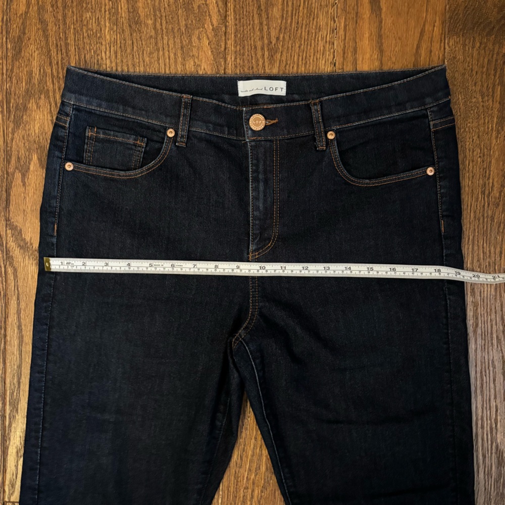 LOFT Dark Indigo Skinny Jeans - Picture 7 of 9